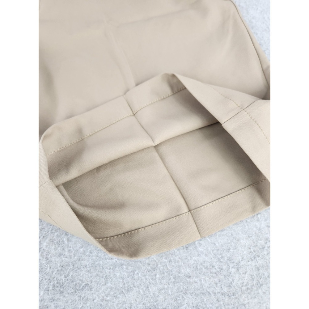 Haggar Cool 18 Pro Flat Front expandable Khaki Beige Stretch Golf Mens SZ 36 NWT - Picture 3 of 10